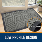 OLANLY Front Door Mat Outside Entrance 33x21, Waterproof Heavy-Duty Doormat | - Image 5