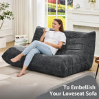 Bean Bag Chairs for Adults Giant Bean Bag Chair Memory Foam BeanBag Chair Bean - Image 6