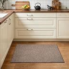 2x3 Coffee/White Area Rug Washable Non-Slip Soft - Image 2