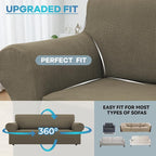 LURKA Stretch Sofa Slipcovers 1 Piece Couch Covers - Image 4