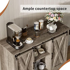 4 EVER WINNER 42" Farmhouse Coffee Bar, Buffet Cabinet - Image 3