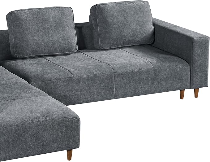 Christopher Knight Home Linmont 2 Pieces L Shape Convertible Sectional Sofa - Image 9