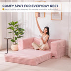 MAXYOYO Convertible Sofa Bed, 2 in 1 Folding Couch Bed - Image 3
