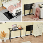 WOHOMO Folding Computer Desk, Small Writing Foldable Desk 31.5", Space-Saving - Image 6