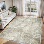 6x9 Area Rugs for Living Room Washable Bedroom Dining Room Beige Brown | Modern by Aelenmu