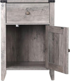 Betterhood Barnwood Rustic Farmhouse Nightstand, Side Table - Image 6