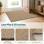 KOZYFLY Boho 3x12 Runners Rugs for Hallway, Long Washable Runner Rug, Woven Non - Image 4