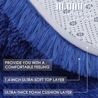 OLANLY 3x4 Machine Washable Accent Rug, Soft Fluffy Shaggy Area Rug - Image 9