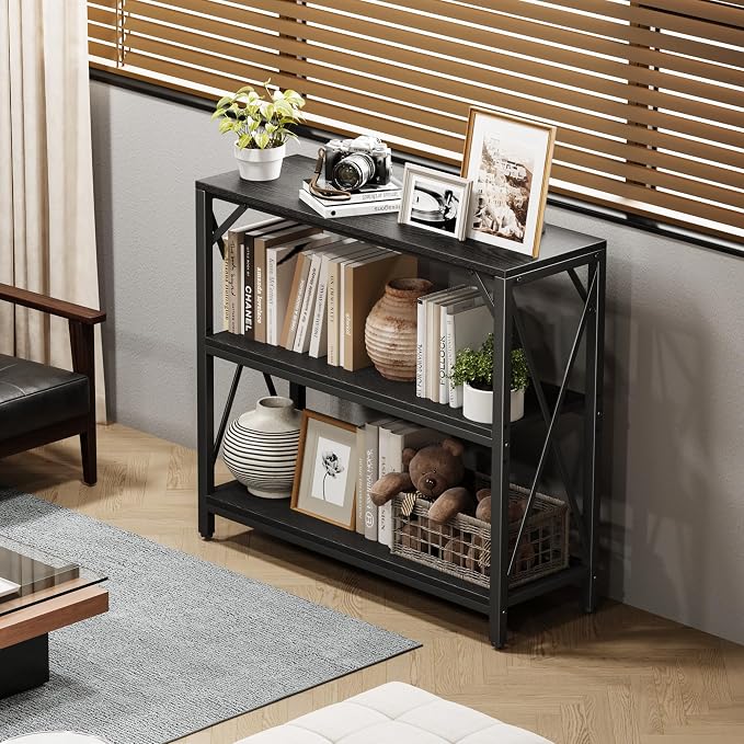 Homeiju Console Table 31.5" Width, 3-Tier Entryway Table - Image 6