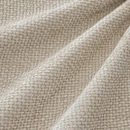 MIULEE Soft Decorative Chenille Euro Pillow Covers Cream 22x22 Pack of 4 | - Image 2