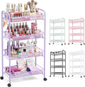 TOOLF 4-Tier Rolling Cart, Metal Utility Cart by TOOLF