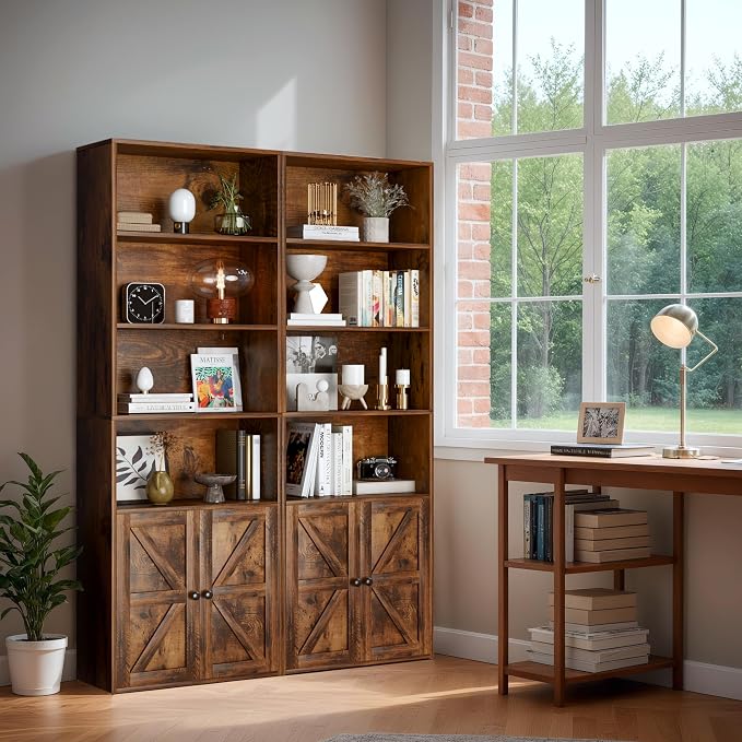 Furniwell Industrial Bookshelf and Bookcases - Image 2