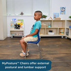 Children’s Factory MyPosture Plus 10" Chair, 2 Pack, Stackable Ergonomic - Image 3
