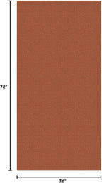 KOZYFLY Orange 3x6 Washable Runner Rug, Non Slip Wide Runners - Image 2