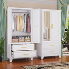 GAIOUS Steel Armoire Wardrobe Closet by GAIOUS