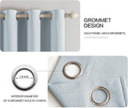 MIULEE 100% Blackout Linen Curtains - Image 4
