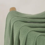 Chyhomenyc Sage Green Semi Sheer Curtains 36 Inch Length, Light Filtering Faux - Image 9
