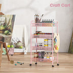 TOOLF 4 Tier Rolling Utility Cart - Image 9