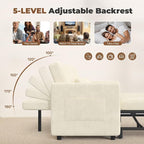 Nebuaegis Sleeper Sofa Bed, 3-in-1 Convertible Pull Out Couch - Image 5