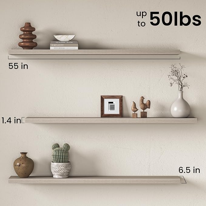 Fun Memories 55 Inch Floating Shelves - Image 3