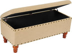 HomePop Large Rectangle Storage Bench - Image 6