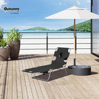 Outsunny Chaise Lounge Chair Outdoor - Image 2