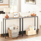 HOOBRO 2 Pack Narrow Console Table, 29.5" Small Entryway Table, Thin Long Sofa - Image 4