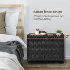 Cat Litter Box Enclosure with Soft Litter Mat; Hidden Cat Washroom Furniture - Image 3