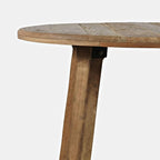 Jofran Reclamation 42" Rustic Reclaimed Solid Wood Round Dining Table - Image 5