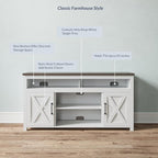 BELLEZE 58 Inch TV Stand, Contemporary Entertainment Center - Image 4