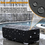 Outdoor Lounge Chair Covers for 4-6 Stackable Patio Chaise Lounge Chairs - Image 4