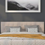 Flash Furniture Bedford Box Stitch Tufted Upholstered King Size Headboard in - Image 5