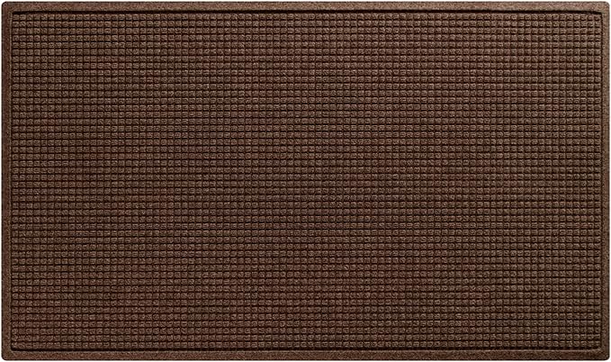 WaterHog Squares Front Door Mat Indoor Outdoor Entrance, All-Weather Mats | by WaterHog