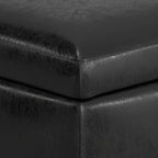 SIMPLIHOME Owen Small Rectangular Storage Ottoman - Image 8