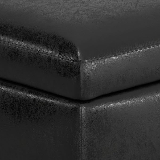 SIMPLIHOME Owen Small Rectangular Storage Ottoman - Image 8