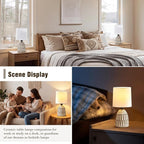 EJIAXIN Small Table Lamp -13.5" Boho Lamp - Image 4