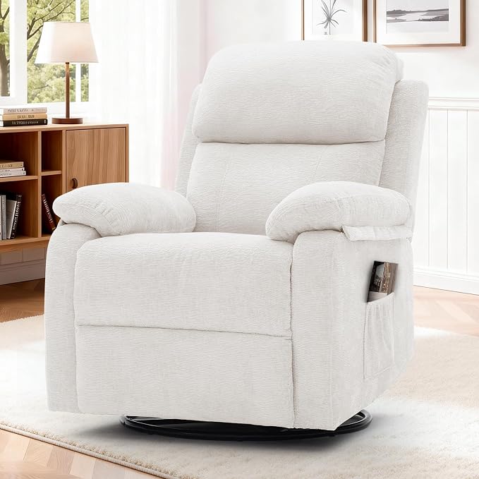 Korser Recliner Chair, 360 Swivel Rocker Chair - Image 8