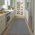 KOZYFLY Washable 4x5 Entry Woven Area Rug, Braided Throw Rugs - Image 2