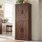 ACCOHOHO 72" Tall Kitchen Pantry, Farmhouse Storage Cabinet by ACCOHOHO