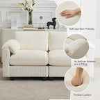 114'' U-Shaped Sectional Couch - Image 3