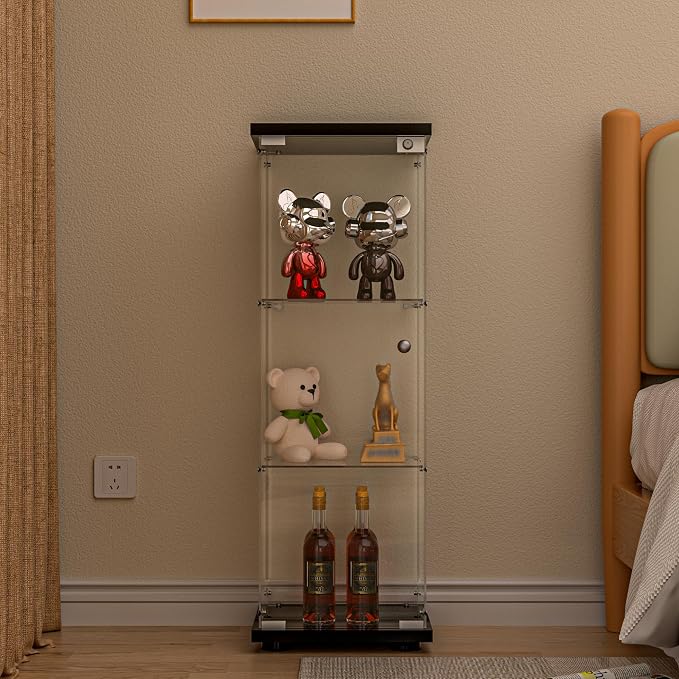 FANYUSHOW 3-Shelf Glass Display Cabinet - Image 9