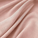 MIULEE Blush Pink Linen Curtains 52x108 Inches Long 2 Panels - Image 4