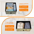 Tohomeor Dresser with Drawers for Bedroom Chest of Drawers Fabric Dresser for - Image 5