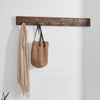 Alaterre Furniture Pomona Entryway Bench and Coat Hook Set – Modern Rustic - Image 5