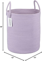 XUANGUO Rope Laundry Basket Hamper - Image 8