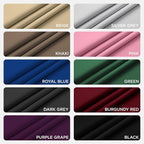 Joydeco Blackout Curtains 63 Inchs Long 52 Wide Black Out Curtains 2 Panels - Image 8