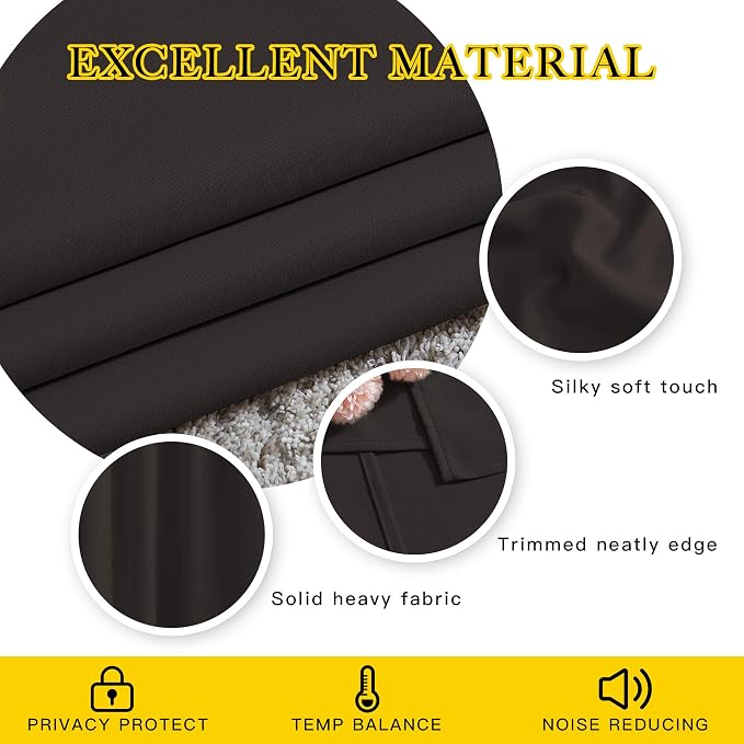 NICETOWN Room Darkening Curtain Panels - Image 4