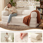 JUIKURY Folding Sofa Bed, Convertible Sleeper Chair - Image 4