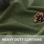 Christmas Green Blackout Curtains - Image 3