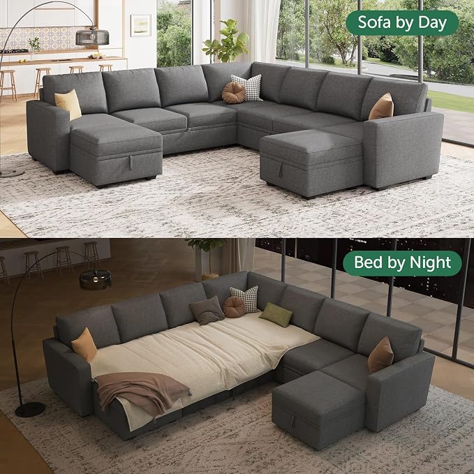 HONBAY Modular Sectional Sleeper Sofa - Image 3
